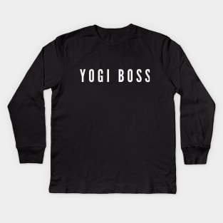 Yogi Boss Kids Long Sleeve T-Shirt